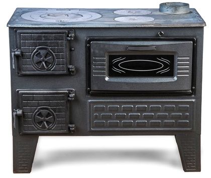 Отопительно-варочная печь МастерПечь ПВ-04 с духовым шкафом, 7,5 кВт в Копейске