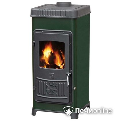 Отопительная печь Plamen Dora 8 N зеленая в Копейске