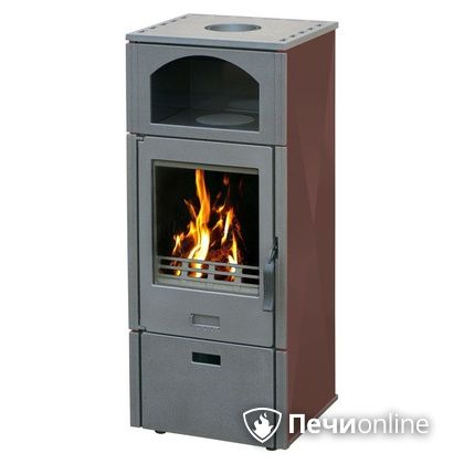 Отопительно-варочная печь Plamen Laguna коричневая в Копейске