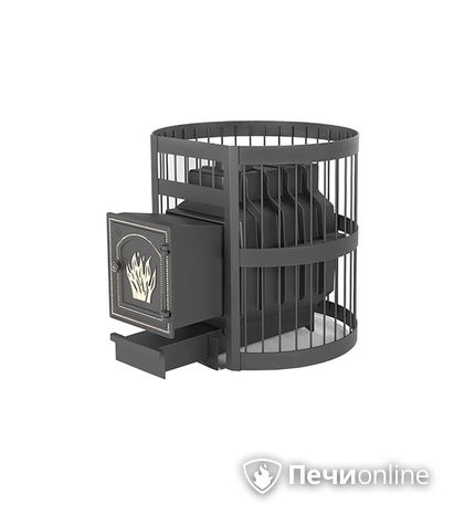 Дровяная печь-каменка Везувий Легенда Ретро Стандарт" 24 (ДТ-4) в Копейске