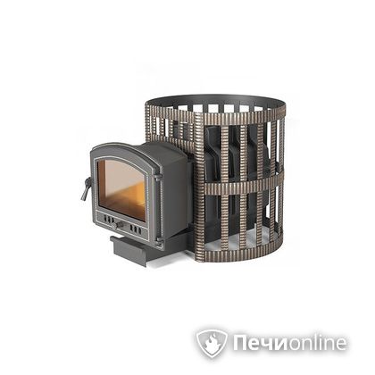 Дровяная печь-каменка Везувий Легенда Ретро Ковка 24 (224) в Копейске