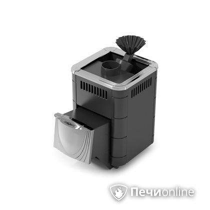 Дровяная печь-каменка TMF Гейзер Микра 2017 Inox ДН ЗК антрацит в Копейске
