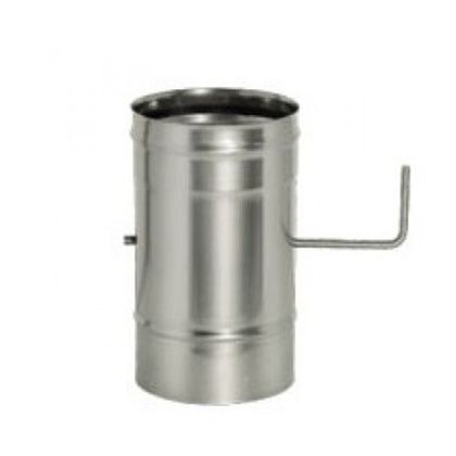  Дымок Задвижка одностенная 0.8 мм ZHR 120 в Копейске