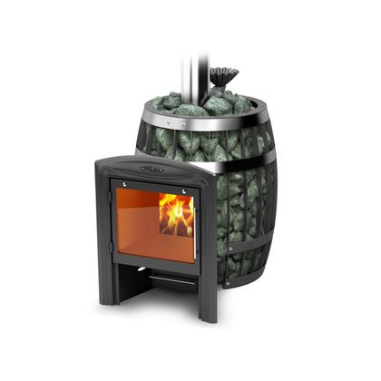 Дровяная банная печь TMF Саяны II Inox Витра ЗК в Копейске