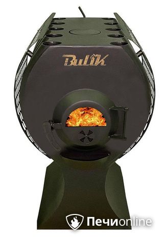 Отопительно-варочная печь Березка BulyK 400 Плюс со стеклом и экранами боковыми в Копейске