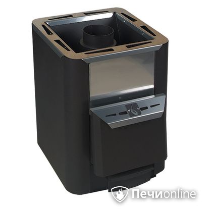 Дровяная банная печь Конвектика Колибри 9У антрацит в Копейске