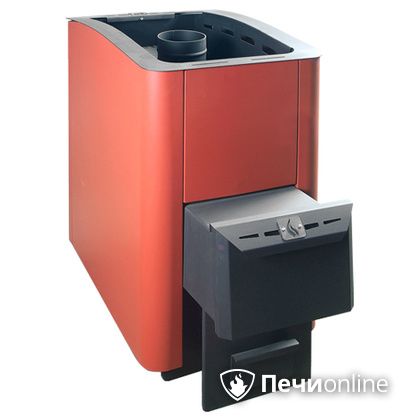 Дровяная банная печь Конвектика 12 терракота в Копейске
