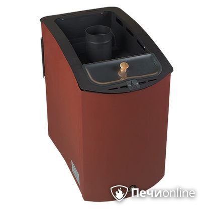 Дровяная банная печь Конвектика 12Б терракота в Копейске