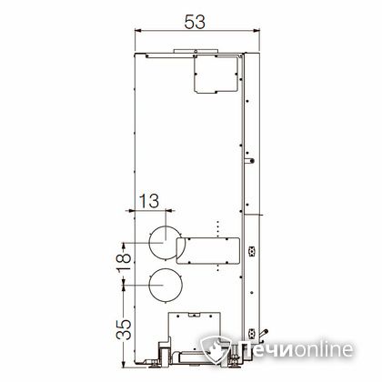 Каминная топка Edilkamin WINDO 120 nero в Копейске
