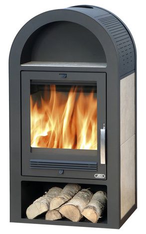 Печь-камин ABX Stockholm 8 (7кВ в воду, 5,5кВ в воздух), керамика в Копейске