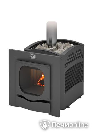 Дровяная банная печь Теплодар Былина-сетка-12 Ч Панорама (1.1) в Копейске