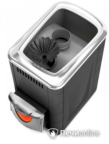 Дровяная банная печь TMF Ангара 2012 Inox ДНС КТК ЗК антрацит в Копейске