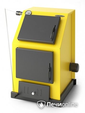 Твердотопливный котел TMF Оптимус Электро 16кВт АРТ ТЭН 6кВт желтый в Копейске