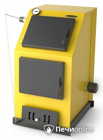 Твердотопливный котел TMF Оптимус Электро 25кВт АРТ ТЭН 6кВт желтый в Копейске