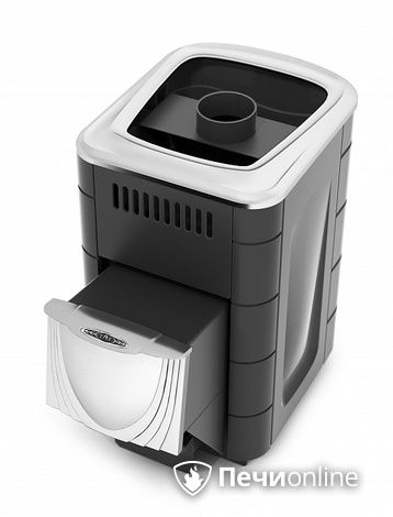 Дровяная банная печь TMF Компакт 2017 Inox ДН антрацит в Копейске