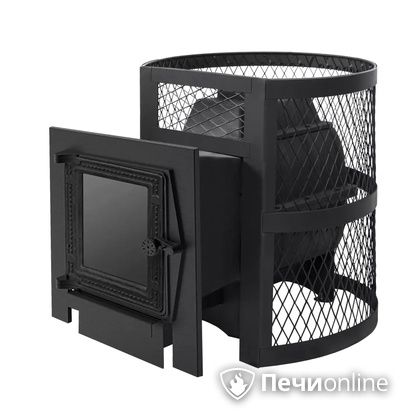 Дровяная банная печь Протопи Чугунка 16 Финка С в Копейске