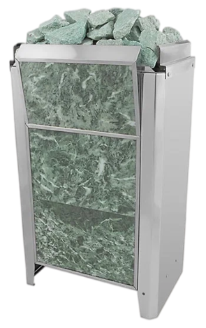 Электрокаменка для сауны Политех Kristina Classic Stone облицованная змеевиком 16 кВт в Копейске