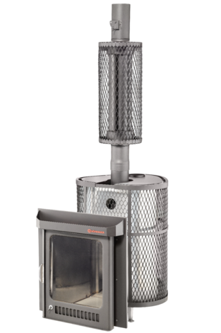 Дровяная банная печь Ферингер  Оптима ПФ (Сетка) в Копейске