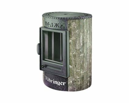 Отопительно-варочная печь Ферингер  Нелжа ПФ (Жадеит наборный) в Копейске