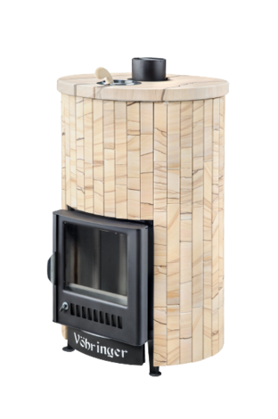 Печь для бани Ферингер  Уют-25 ПФ ("Окаменевшее дерево" наборный) в Копейске