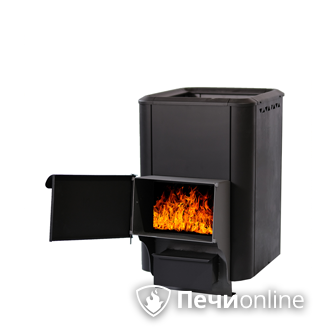 Дровяная банная печь НМК Сибирь сталь 6 мм в Копейске