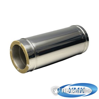 Дымоход УМК Сэндвич-труба 0.5м 200х280 Н+Н 0.5мм 0.5мм по воде в Копейске