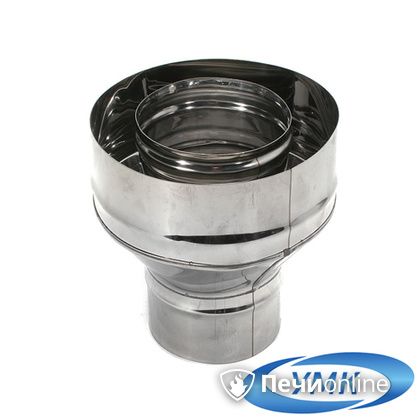 Дымоход УМК Старт-сэндвич холодный D=115х200 Н+Оц 0.5мм по воде в Копейске