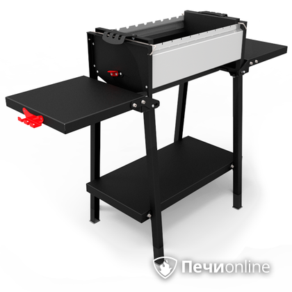 Мангал Grillver Крафтикс Сильвер на подставке в Копейске