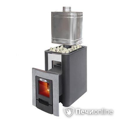 Дровяная банная печь УЗПО Жарсталь Волжанка Порта дверца со стеклом в Копейске