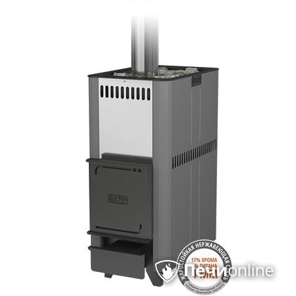 Дровяная банная печь Костёр 14 К без выносного топливного тоннеля в Копейске