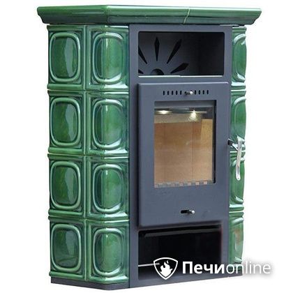 Печь-камин Thorma Borgholm Keramik TOP (черн./TOP оливк.-зел.)  в Копейске